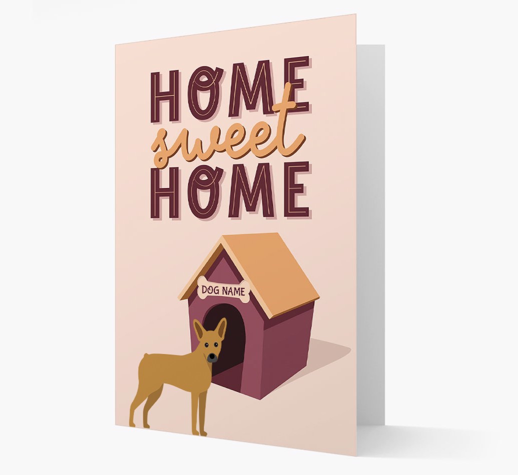 Home Sweet Home: Personalized {breedFullName} Card