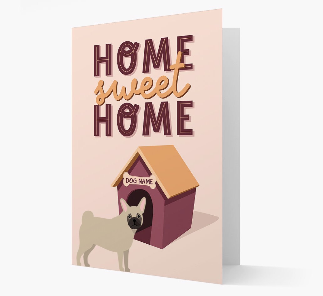 Home Sweet Home: Personalized {breedFullName} Card