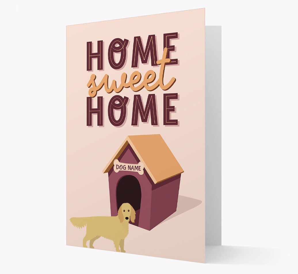 Home Sweet Home: Personalized {breedFullName} Card