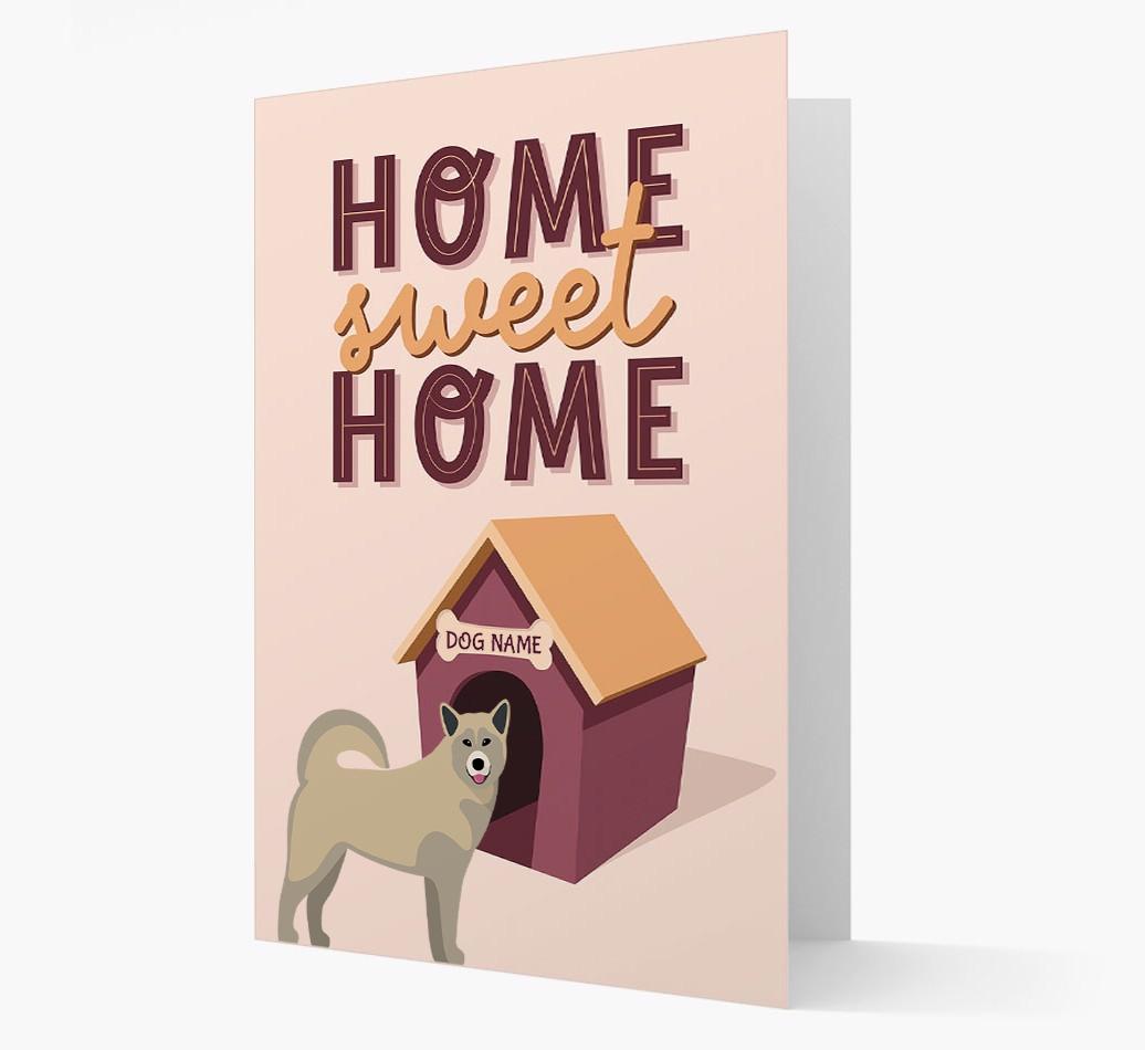 Home Sweet Home: Personalized {breedFullName} Card