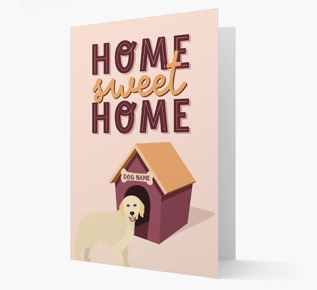 Home Sweet Home: Personalized {breedFullName} Card
