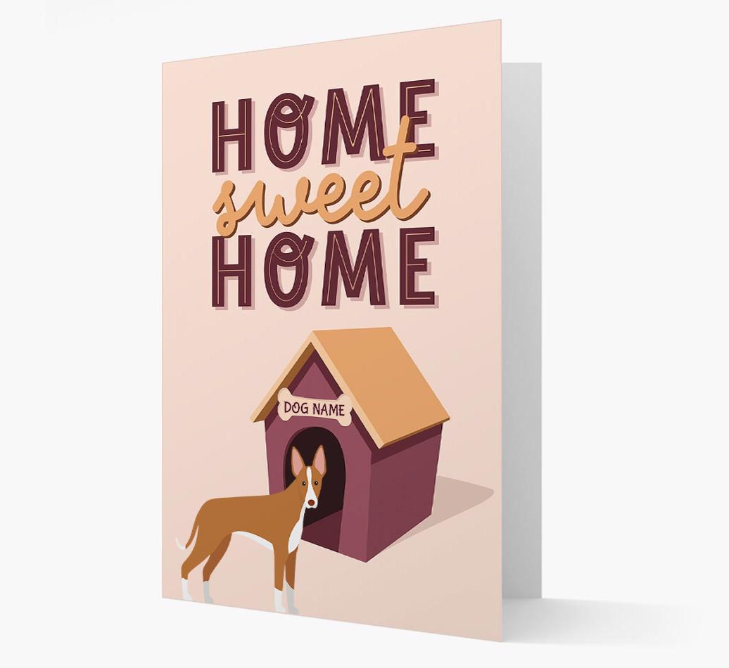 Home Sweet Home: Personalized {breedFullName} Card