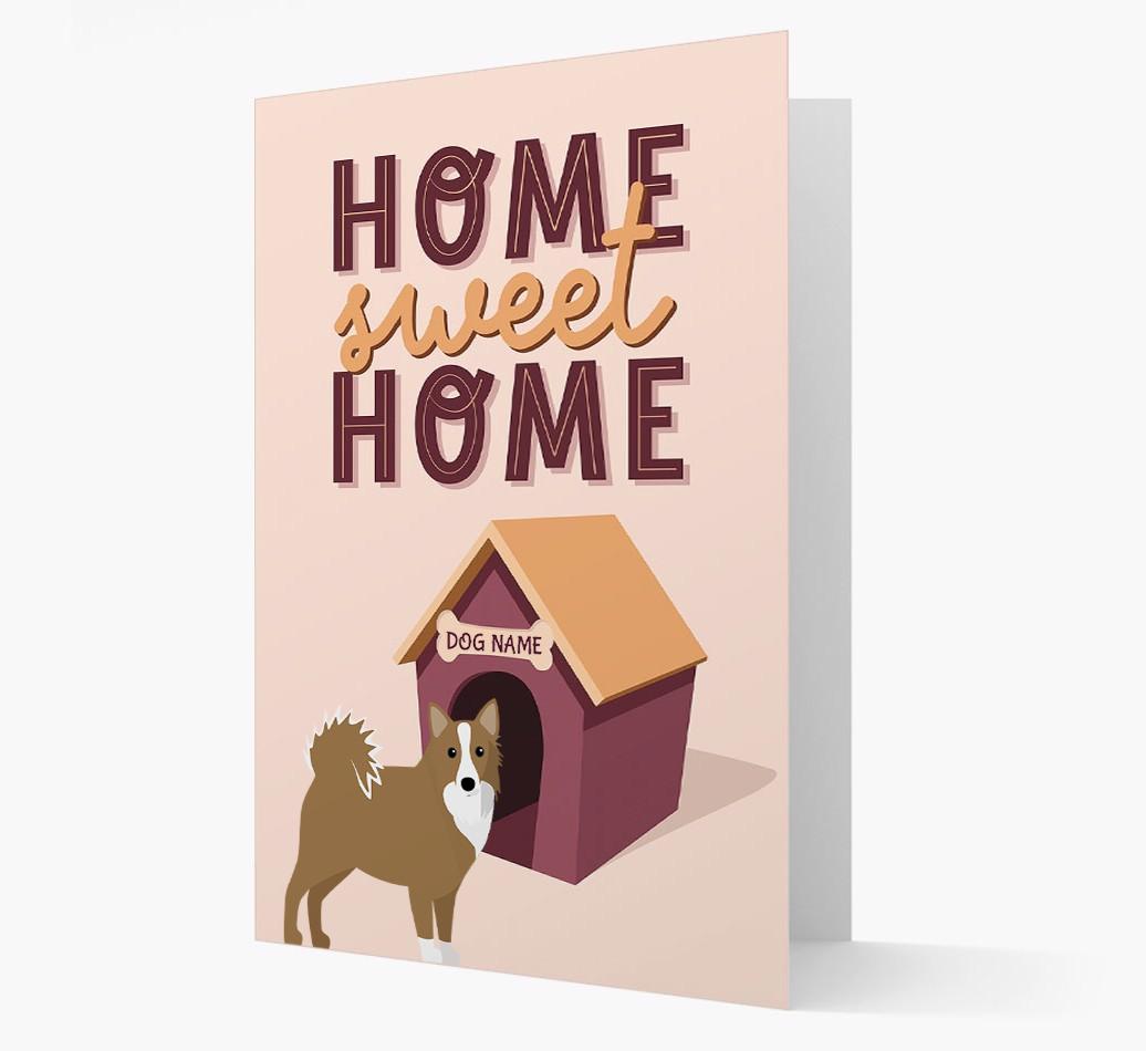 Home Sweet Home: Personalized {breedFullName} Card