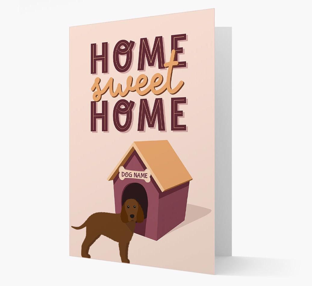 Home Sweet Home: Personalized {breedFullName} Card