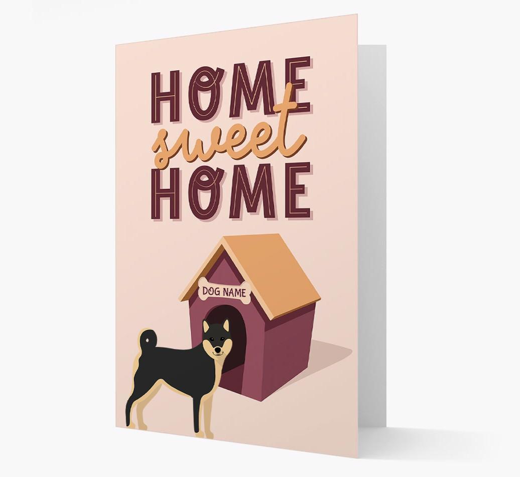 Home Sweet Home: Personalized {breedFullName} Card