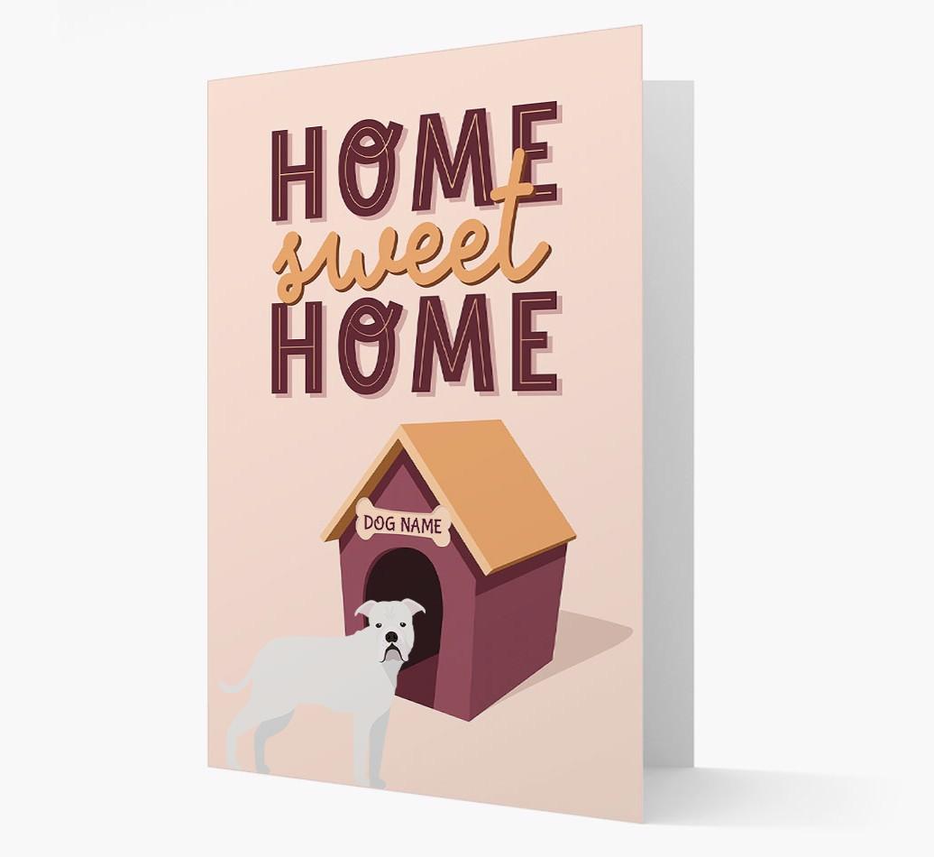 Home Sweet Home: Personalized {breedFullName} Card