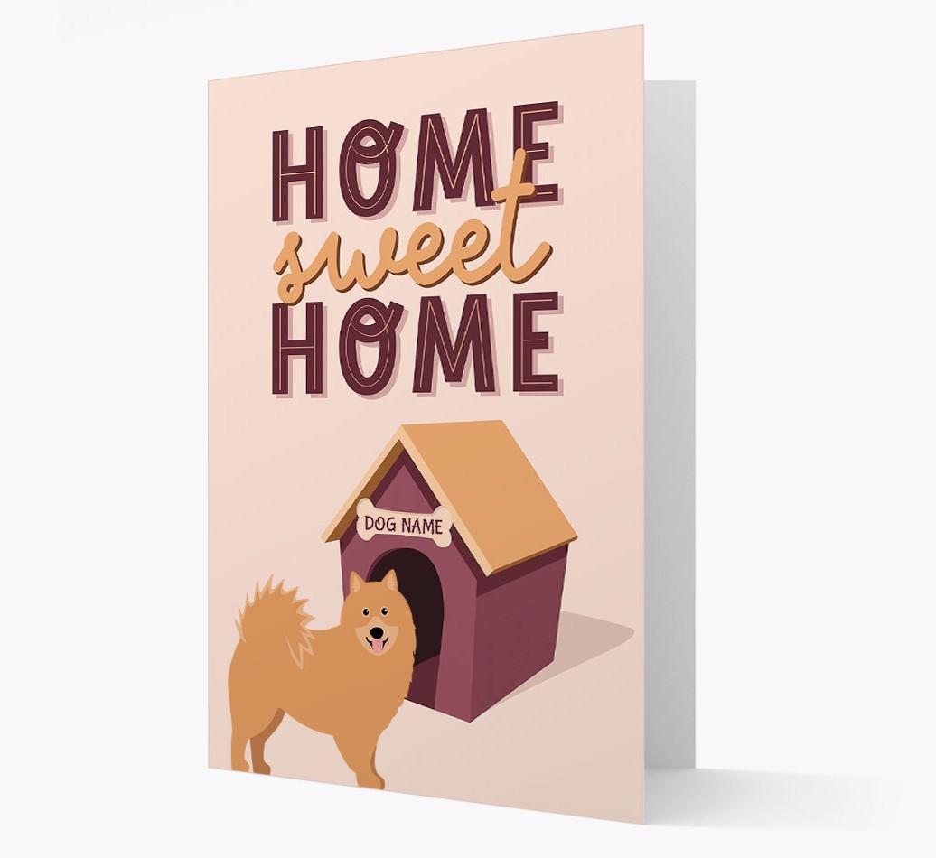 Home Sweet Home: Personalized {breedFullName} Card