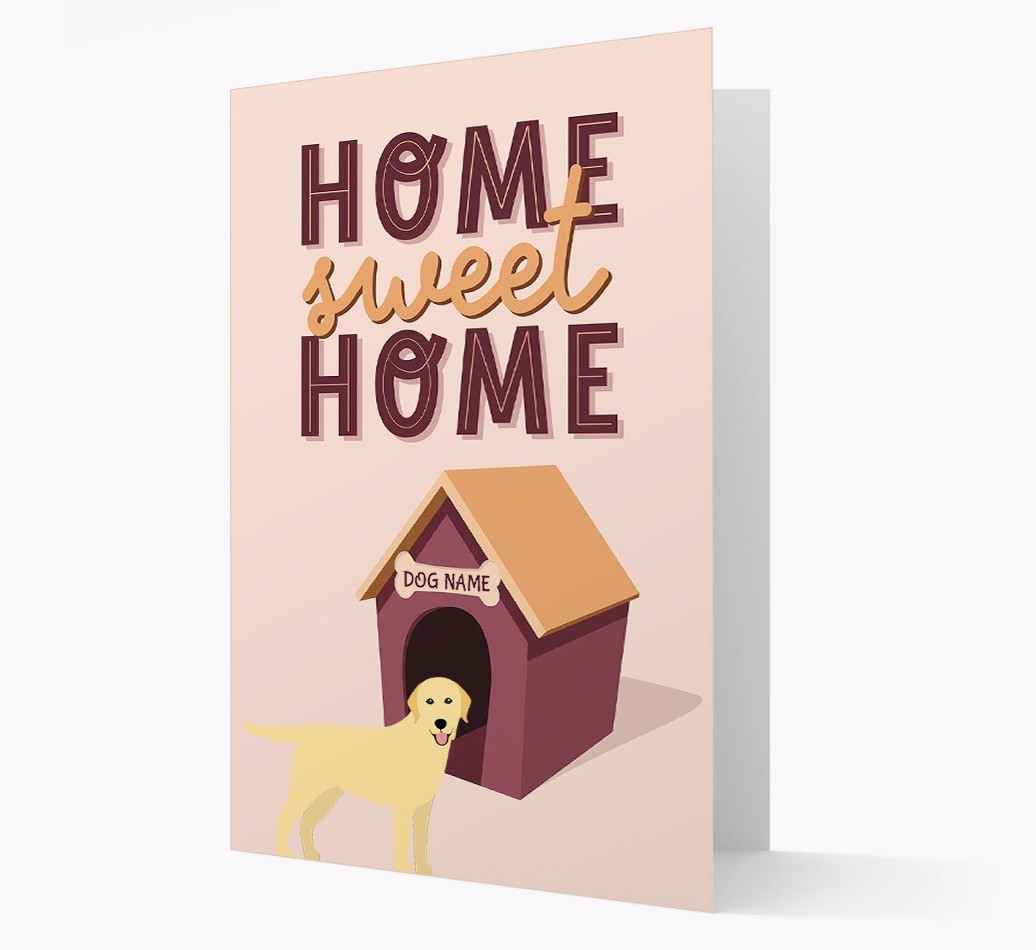 Home Sweet Home: Personalized {breedFullName} Card