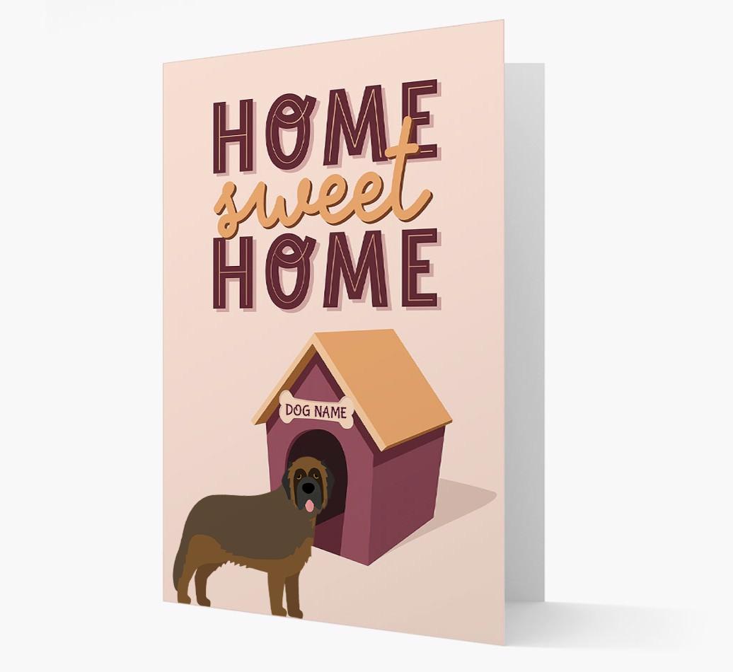 Home Sweet Home: Personalized {breedFullName} Card