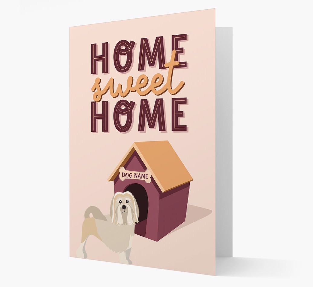 Home Sweet Home: Personalized {breedFullName} Card