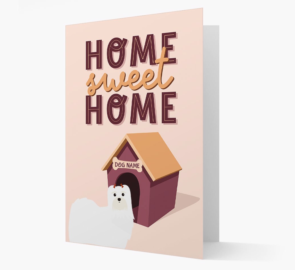 Home Sweet Home: Personalized {breedFullName} Card