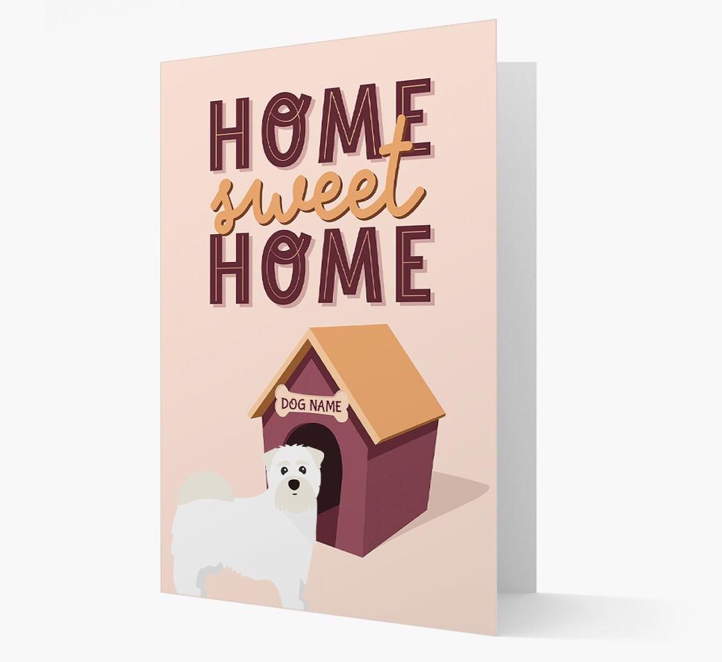 Home Sweet Home: Personalized {breedFullName} Card