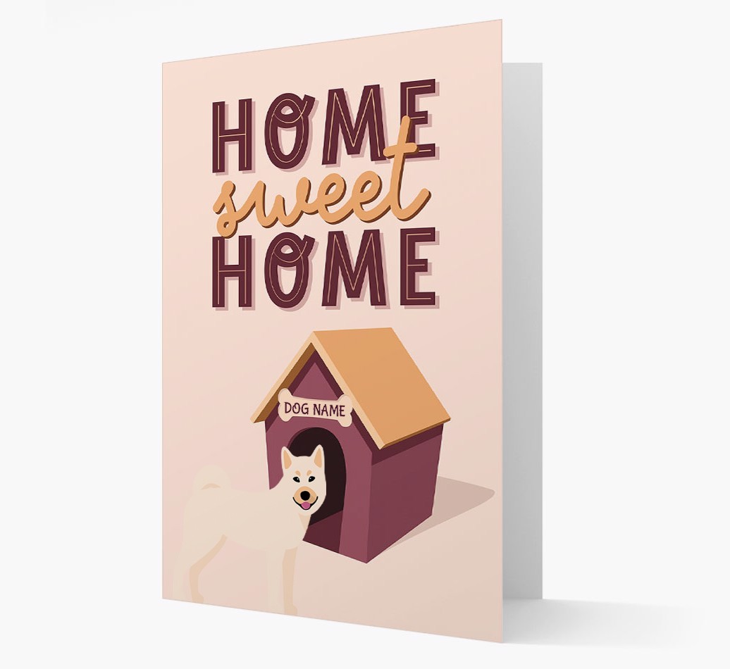 Home Sweet Home: Personalized {breedFullName} Card