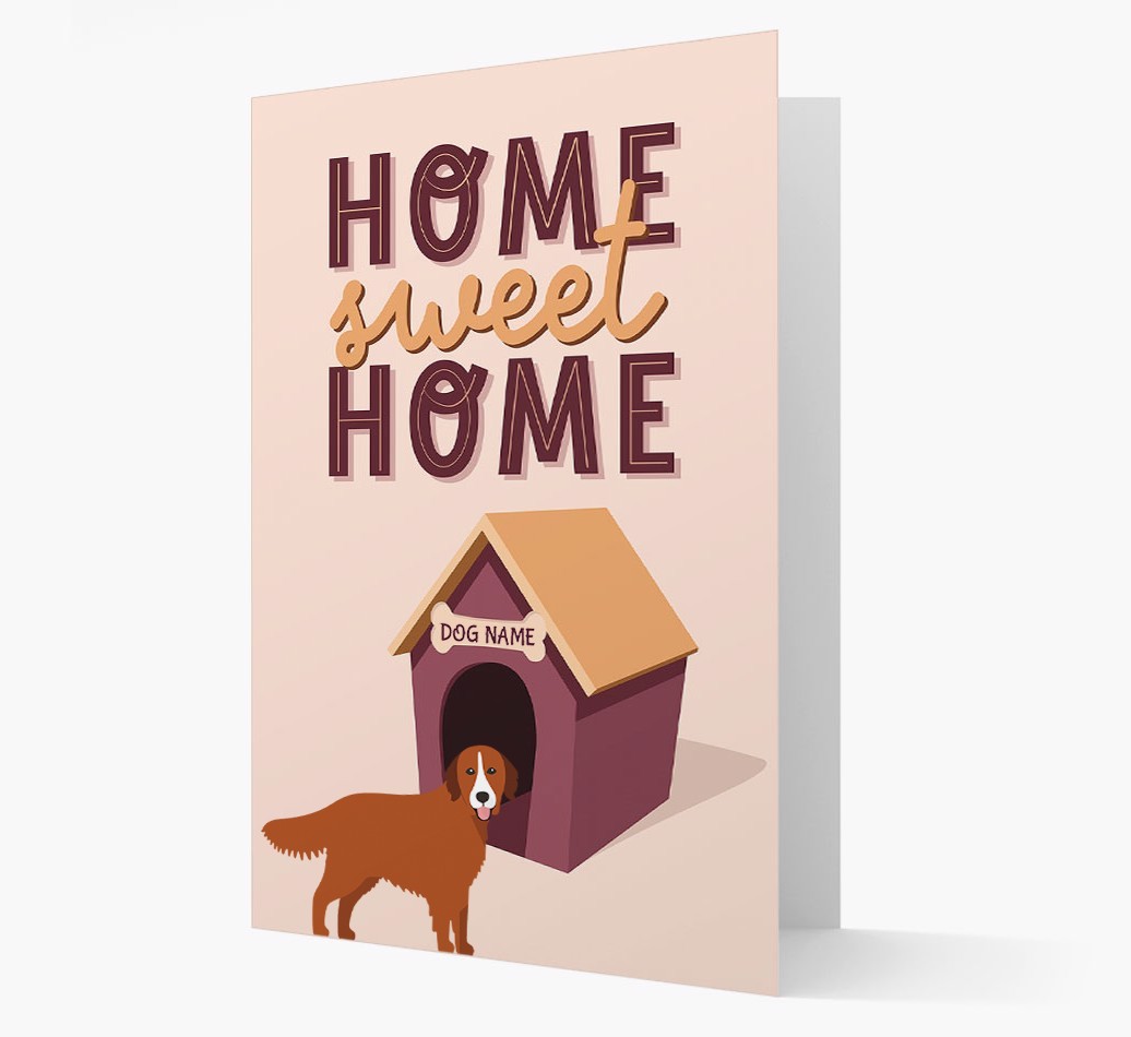 Home Sweet Home: Personalized {breedFullName} Card