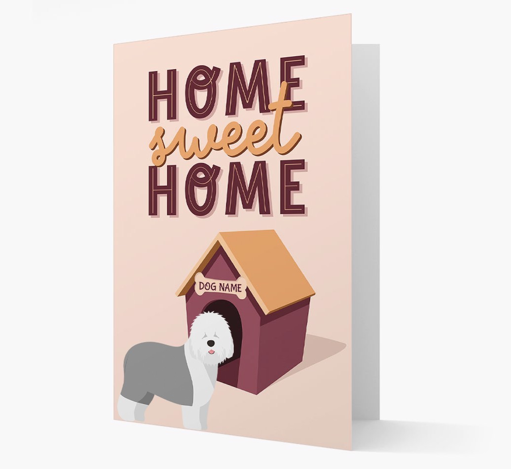 Home Sweet Home: Personalized {breedFullName} Card