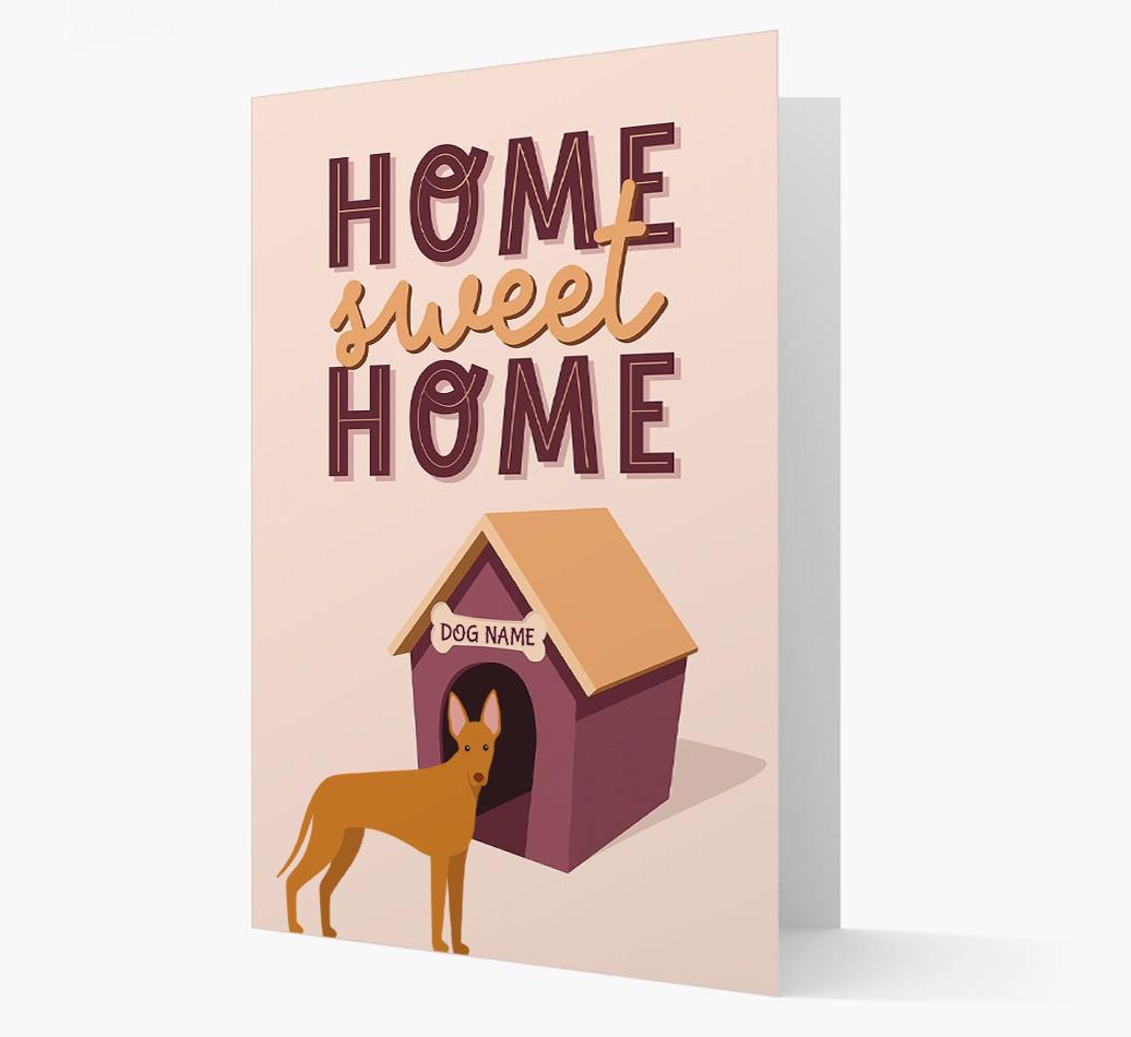 Home Sweet Home: Personalized {breedFullName} Card
