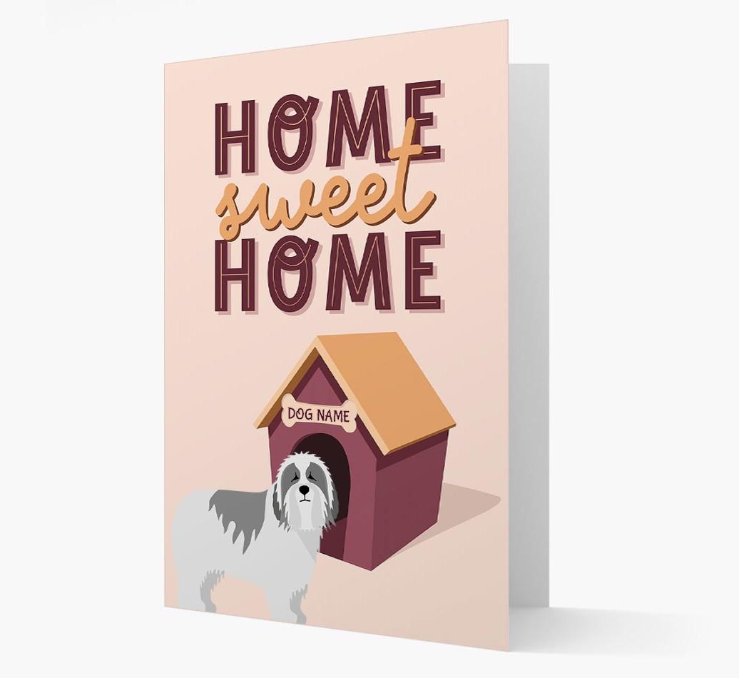 Home Sweet Home: Personalized {breedFullName} Card
