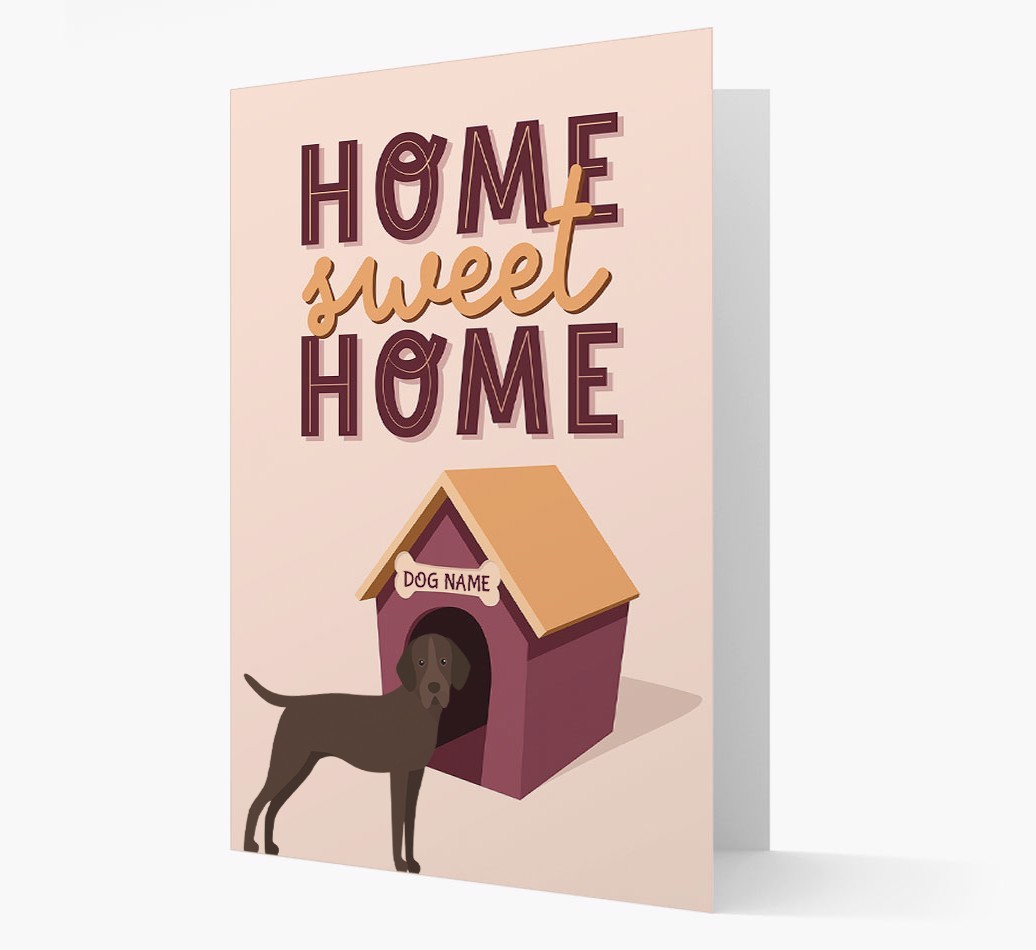 Home Sweet Home: Personalized {breedFullName} Card