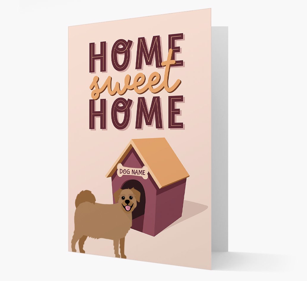 Home Sweet Home: Personalized {breedFullName} Card