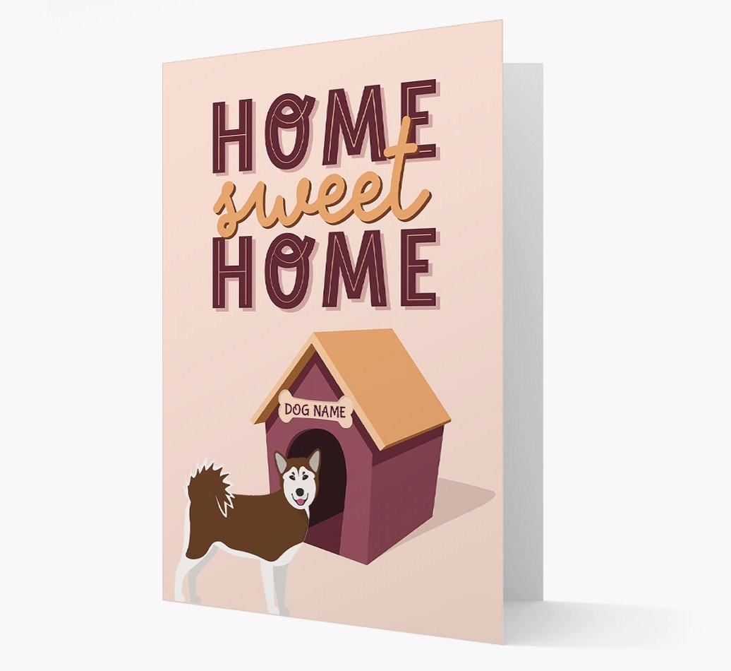 Home Sweet Home: Personalized {breedFullName} Card