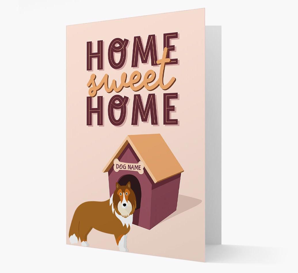 Home Sweet Home: Personalized {breedFullName} Card