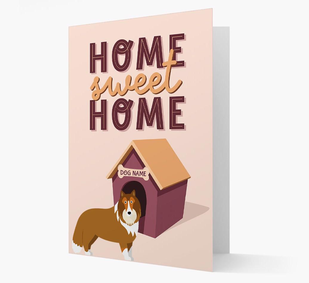 Home Sweet Home: Personalized {breedFullName} Card