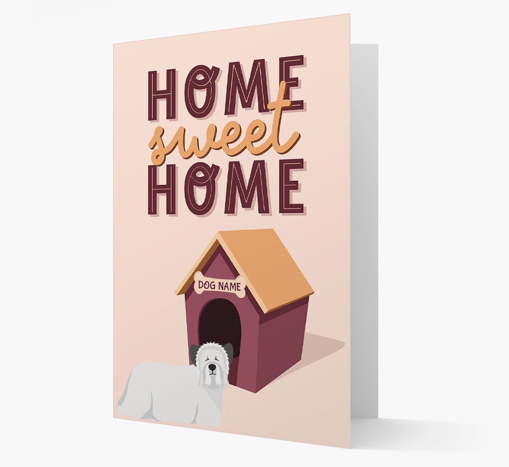 Home Sweet Home: Personalized {breedFullName} Card