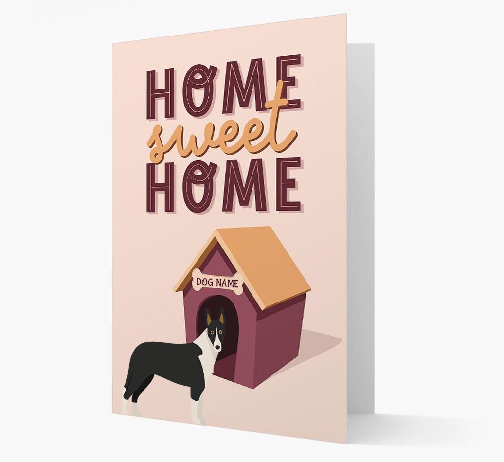 Home Sweet Home: Personalized {breedFullName} Card