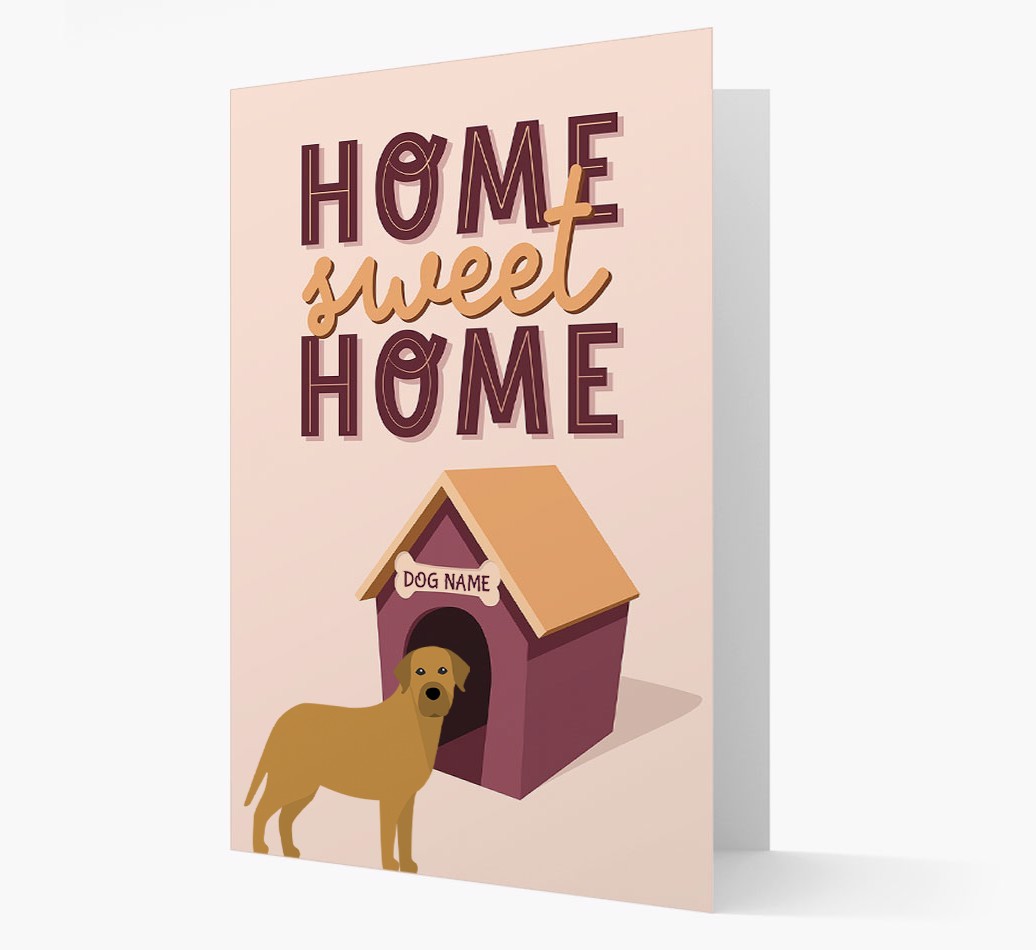 Home Sweet Home: Personalized {breedFullName} Card