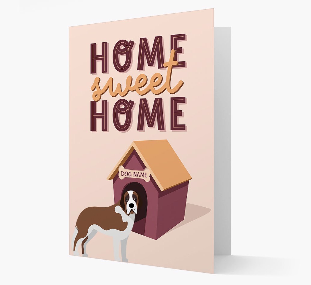 Home Sweet Home: Personalized {breedFullName} Card