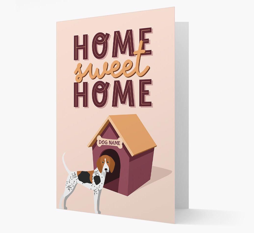 Home Sweet Home: Personalized {breedFullName} Card