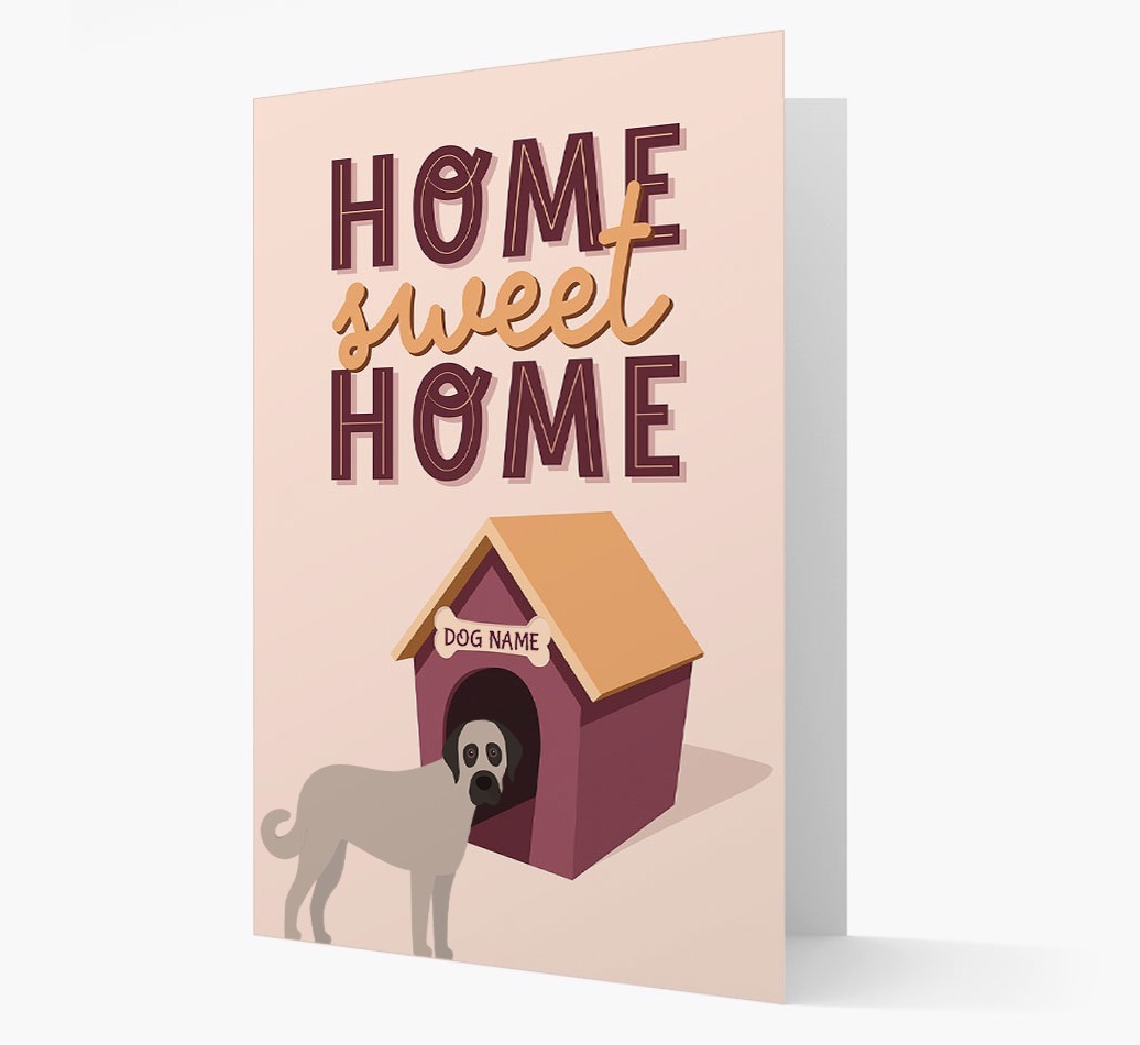 Home Sweet Home: Personalized {breedFullName} Card