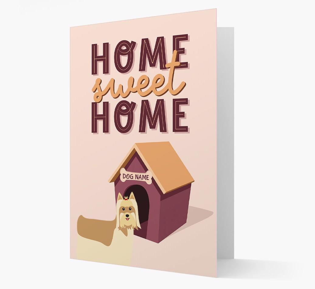 Home Sweet Home: Personalised {breedFullName} Card