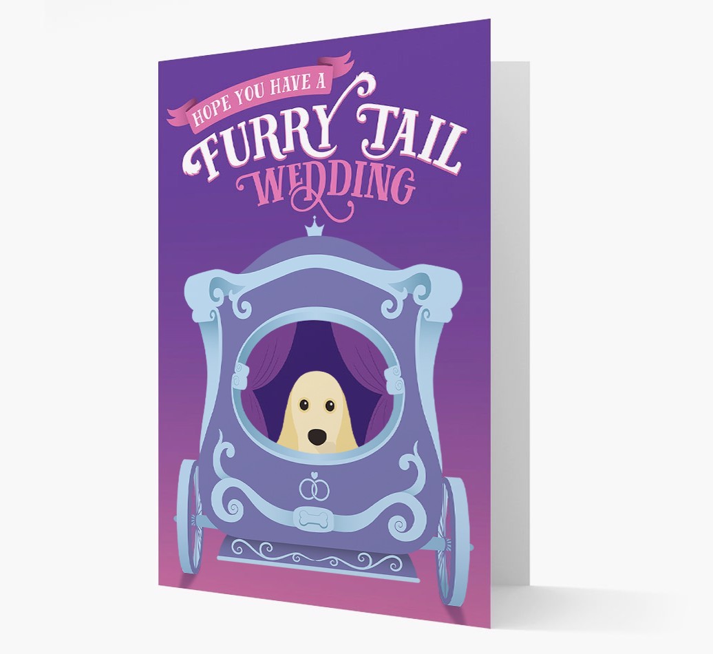 Furry Tail Wedding: Personalized {breedFullName} Card