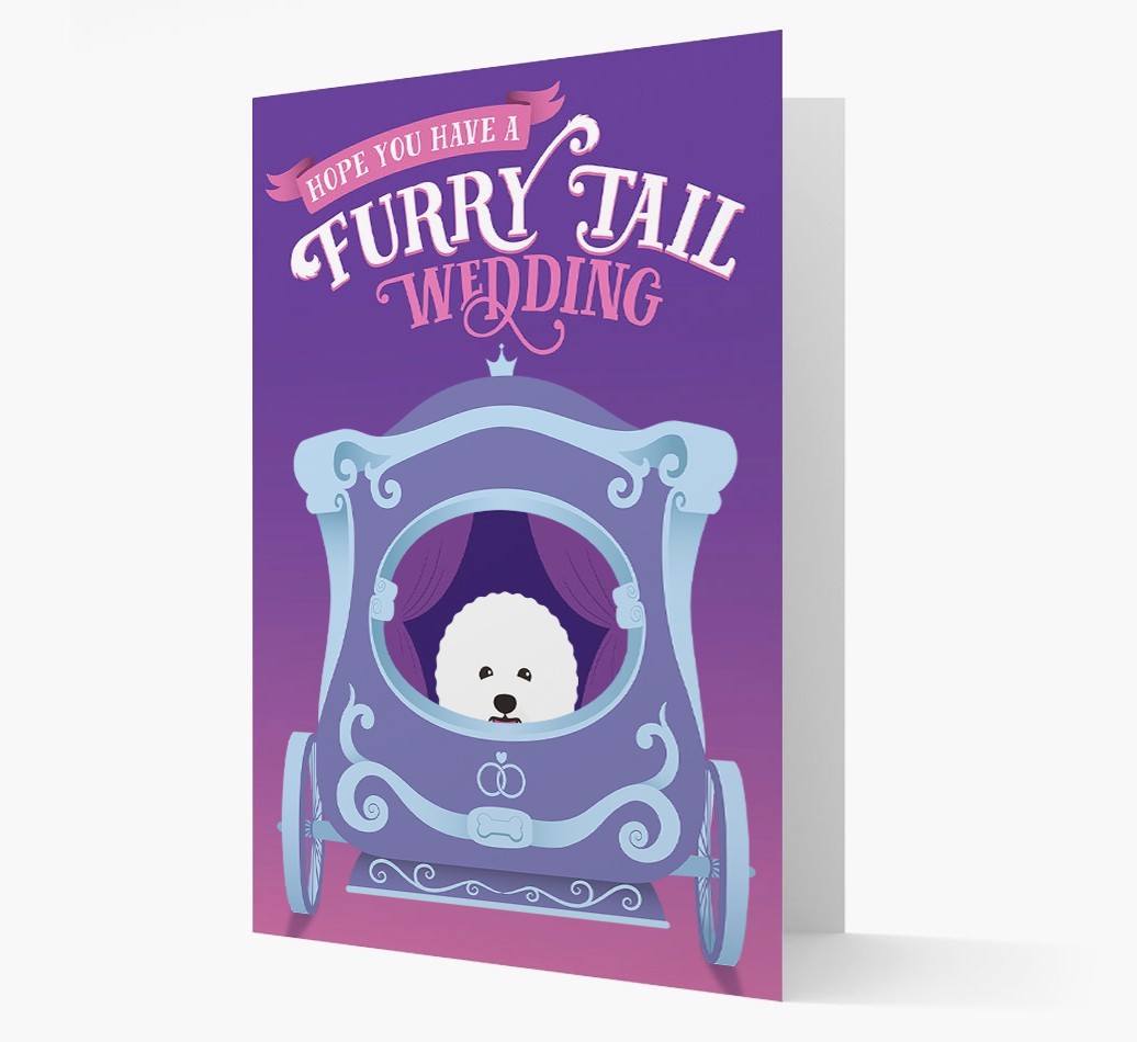 Furry Tail Wedding: Personalised {breedFullName} Card