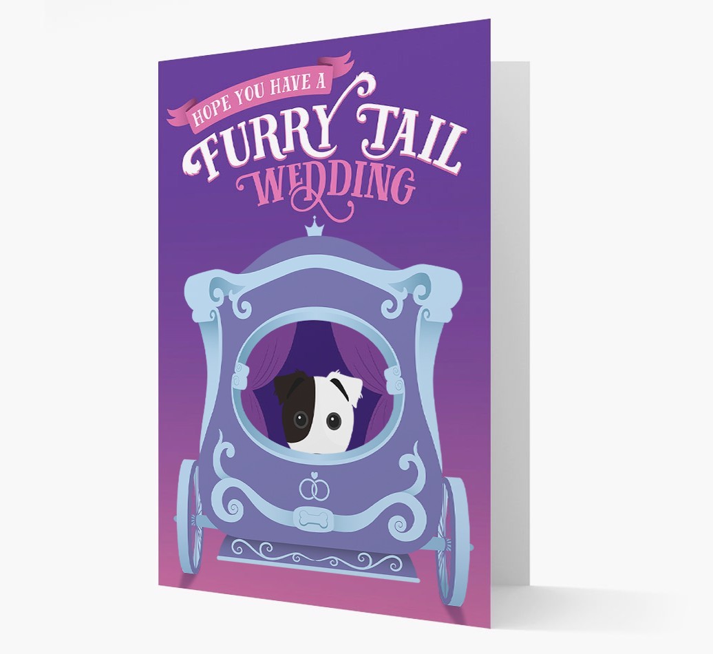 Furry Tail Wedding: Personalised {breedFullName} Card