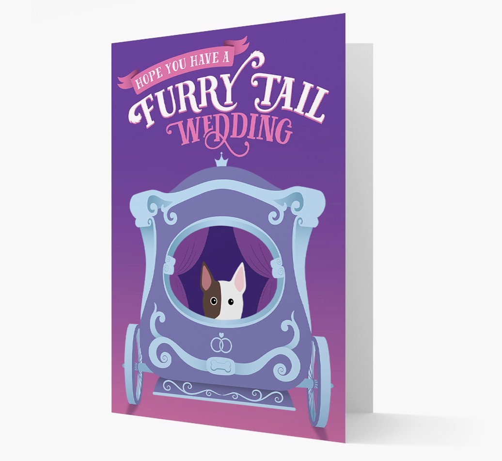 Furry Tail Wedding: Personalised {breedFullName} Card