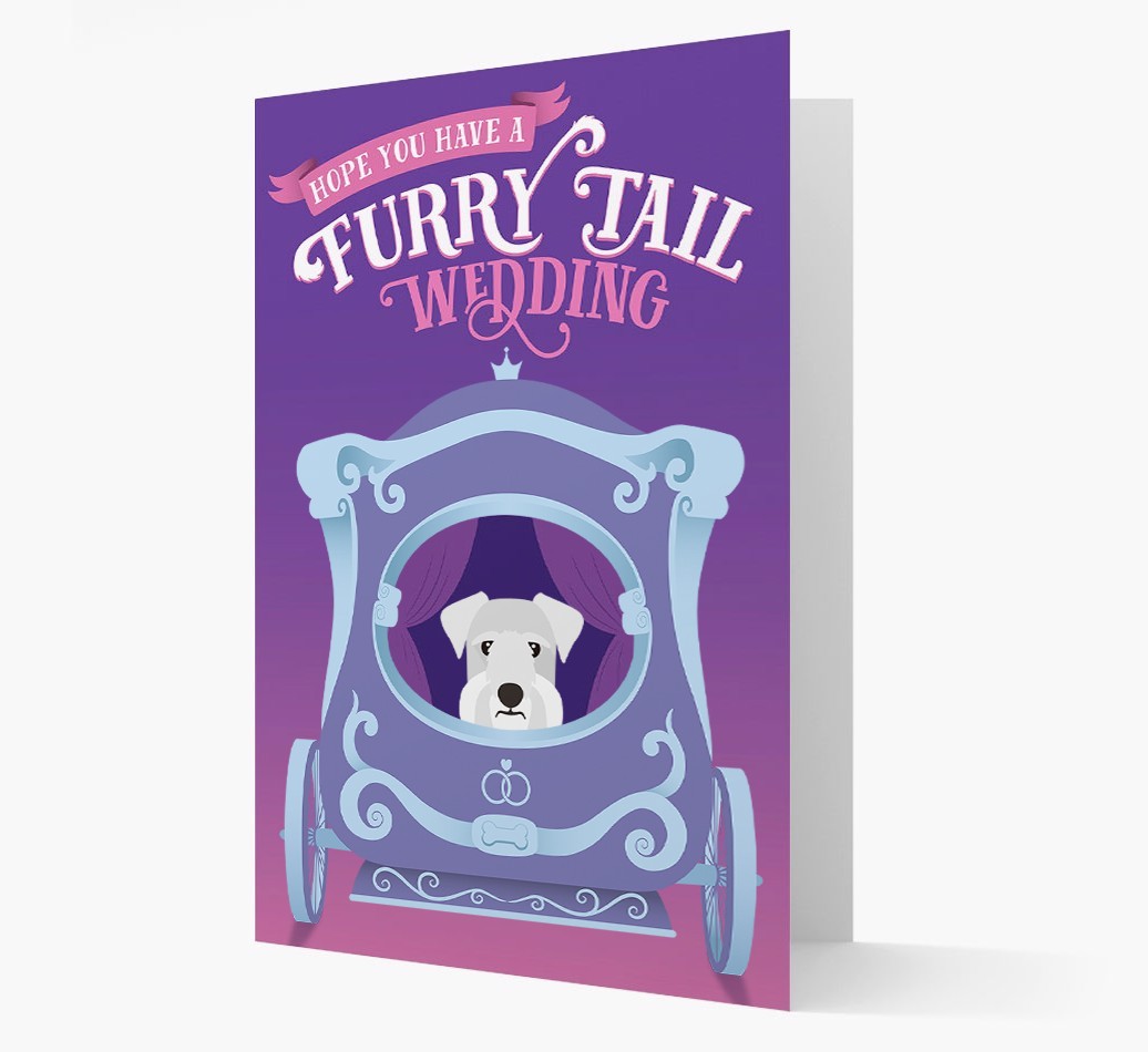 Furry Tail Wedding: Personalised {breedFullName} Card