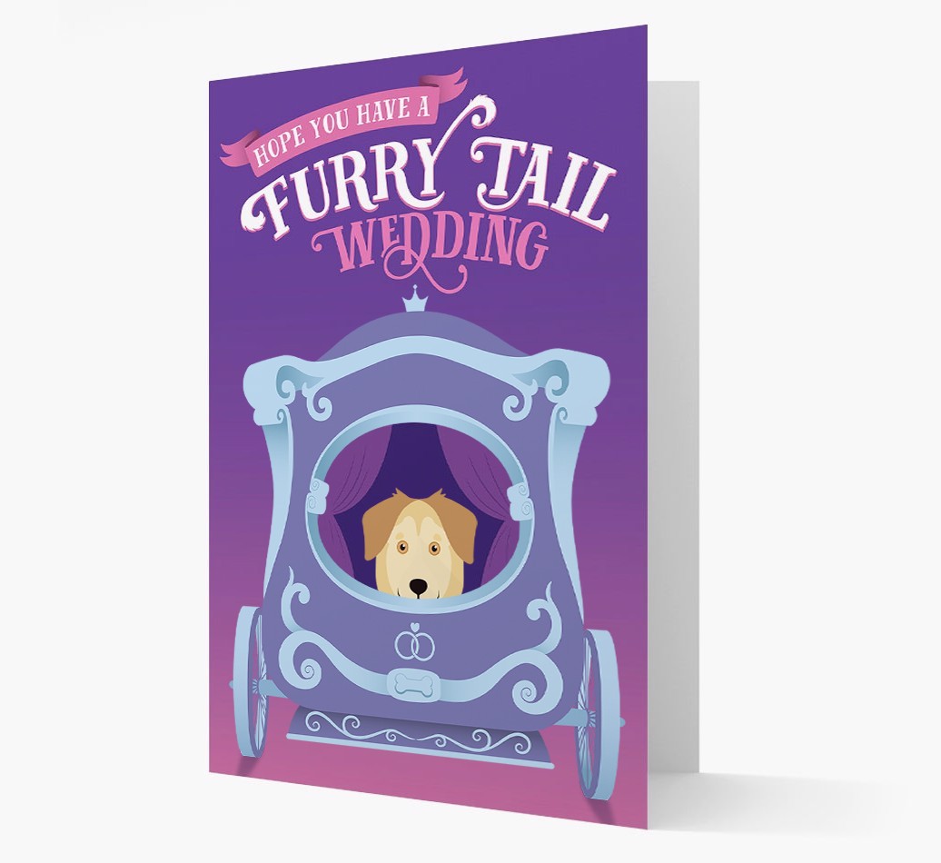 Furry Tail Wedding: Personalised {breedFullName} Card