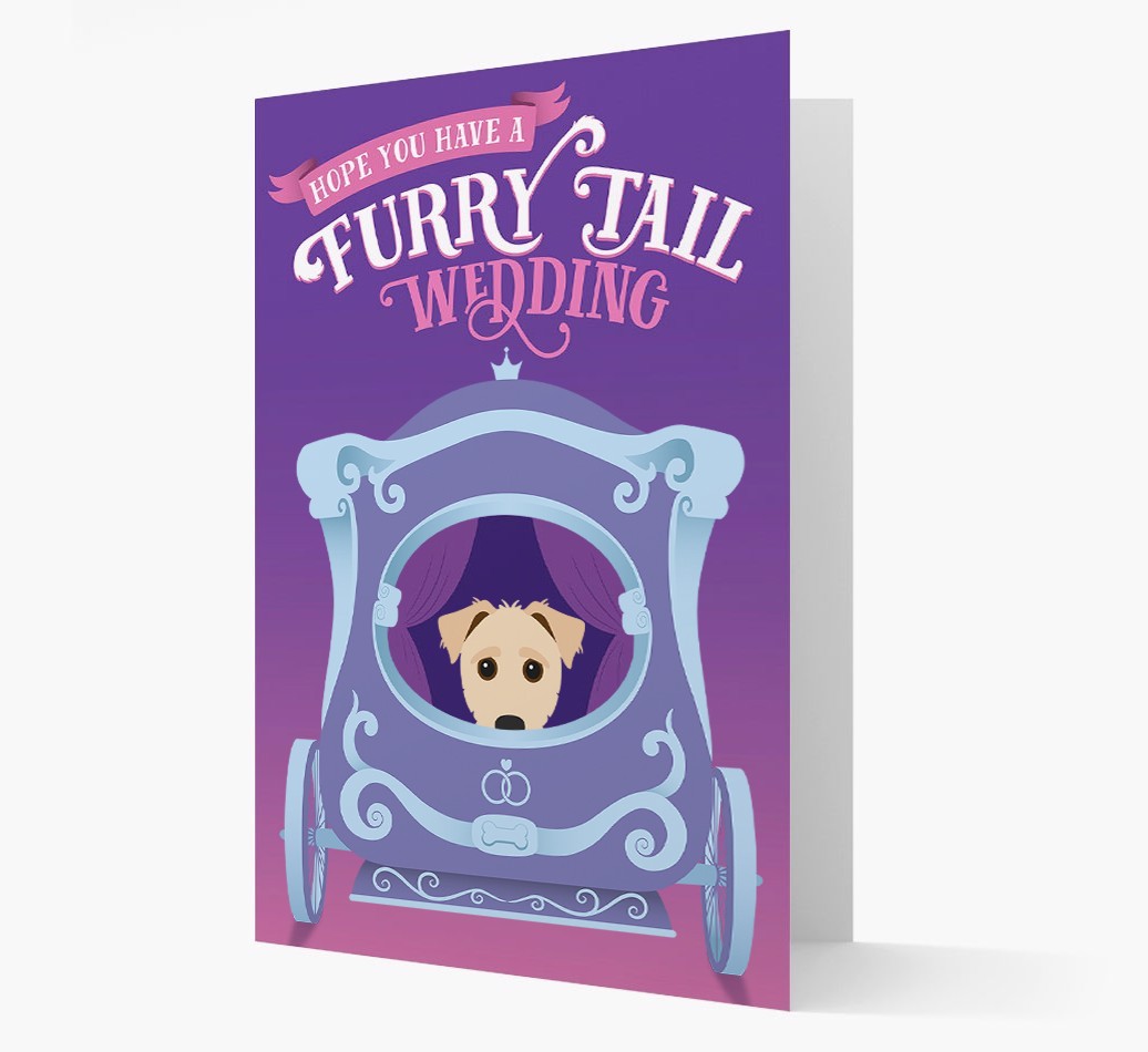 Furry Tail Wedding: Personalised {breedFullName} Card