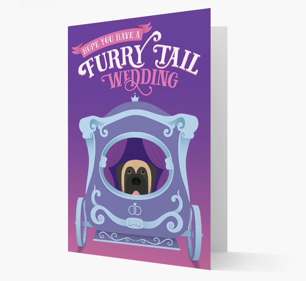 Furry Tail Wedding: Personalised {breedFullName} Card