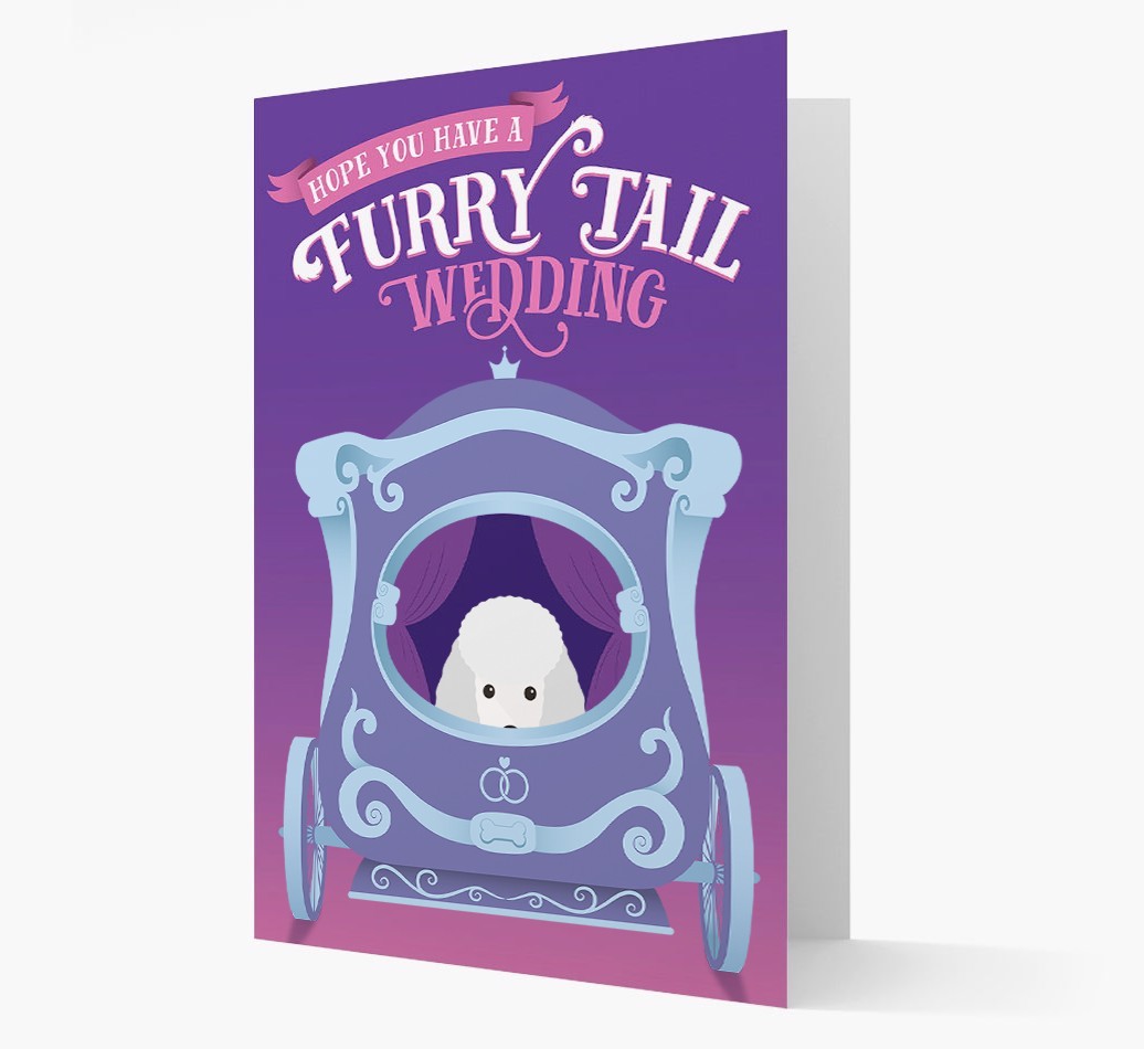 Furry Tail Wedding: Personalised {breedFullName} Card