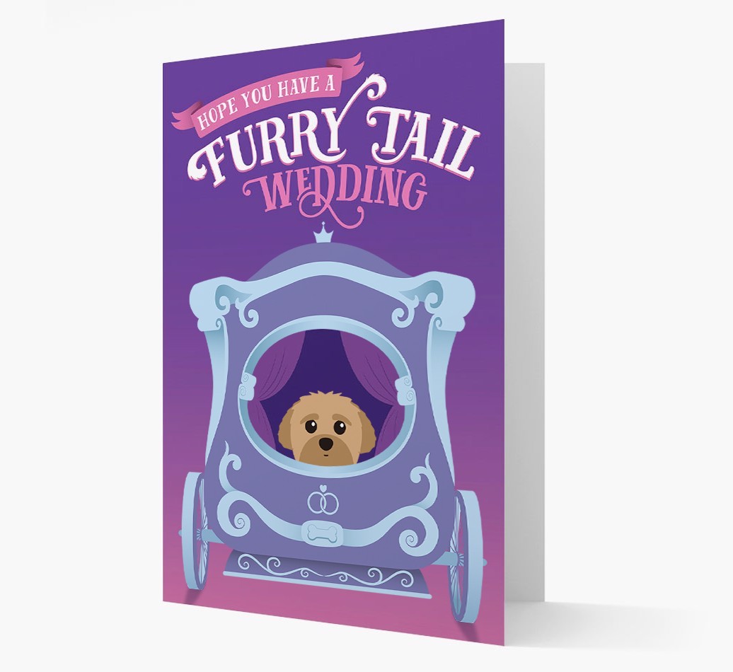 Furry Tail Wedding: Personalised {breedFullName} Card