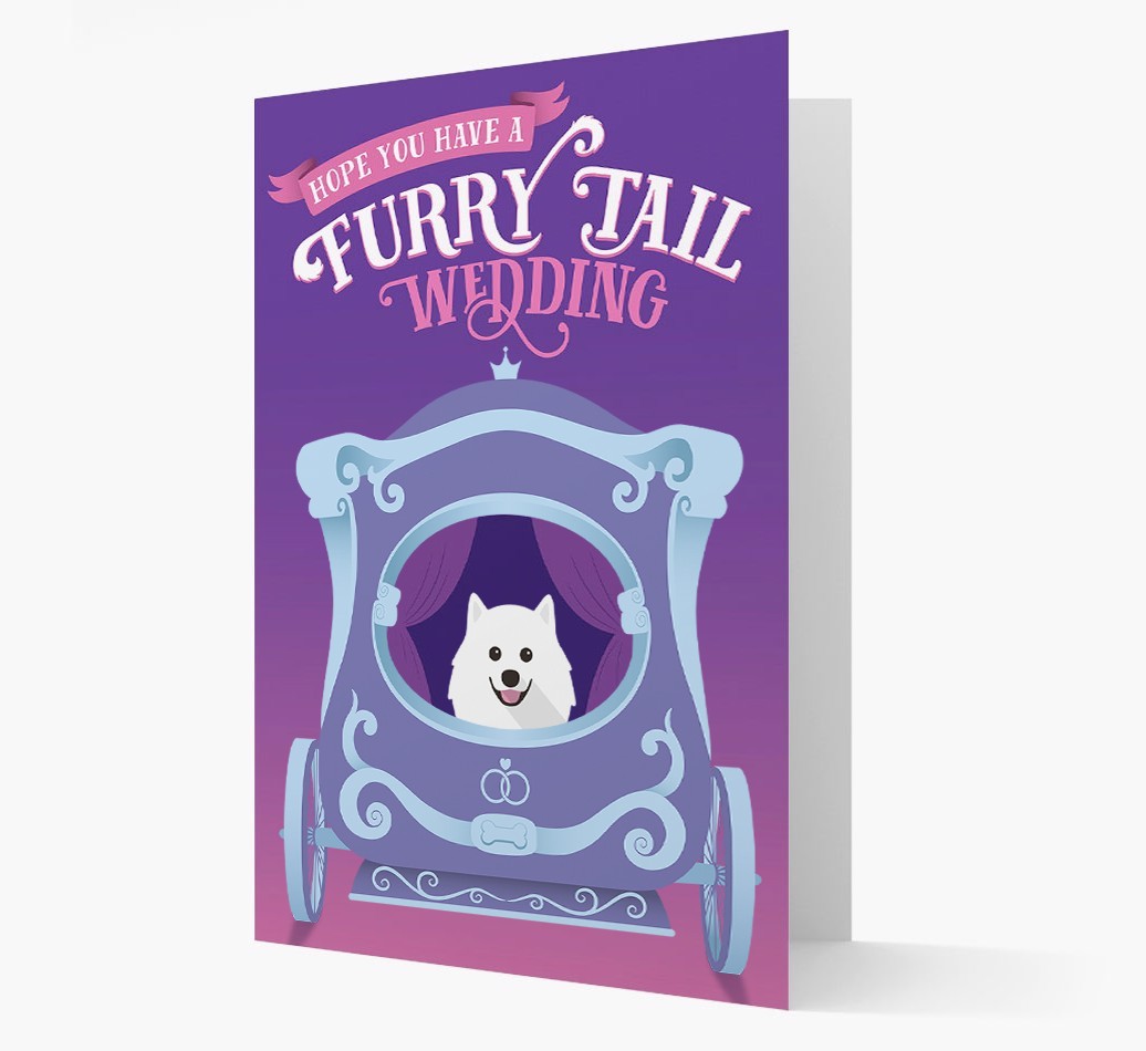 Furry Tail Wedding: Personalized {breedFullName} Card
