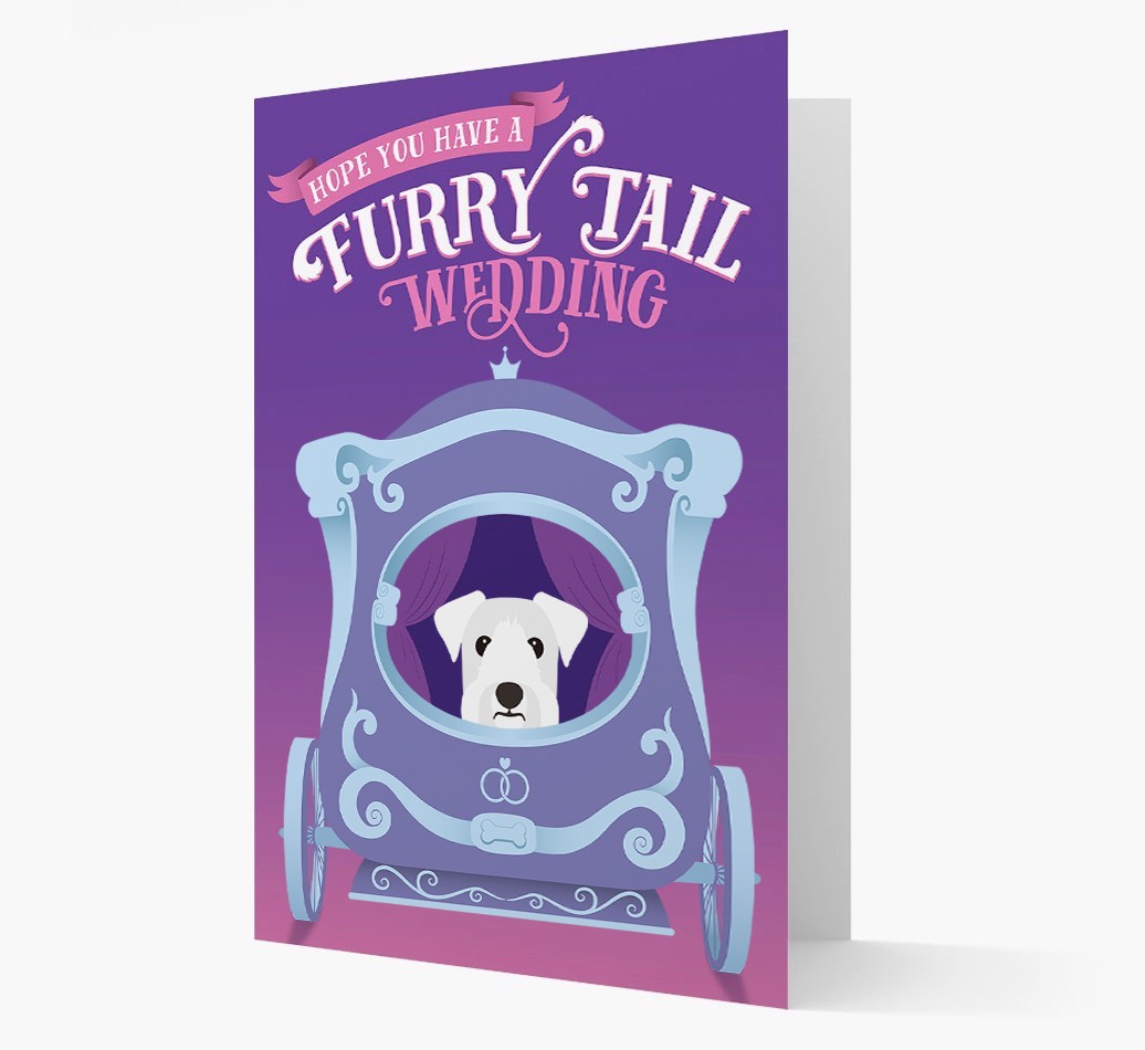 Furry Tail Wedding: Personalised {breedFullName} Card