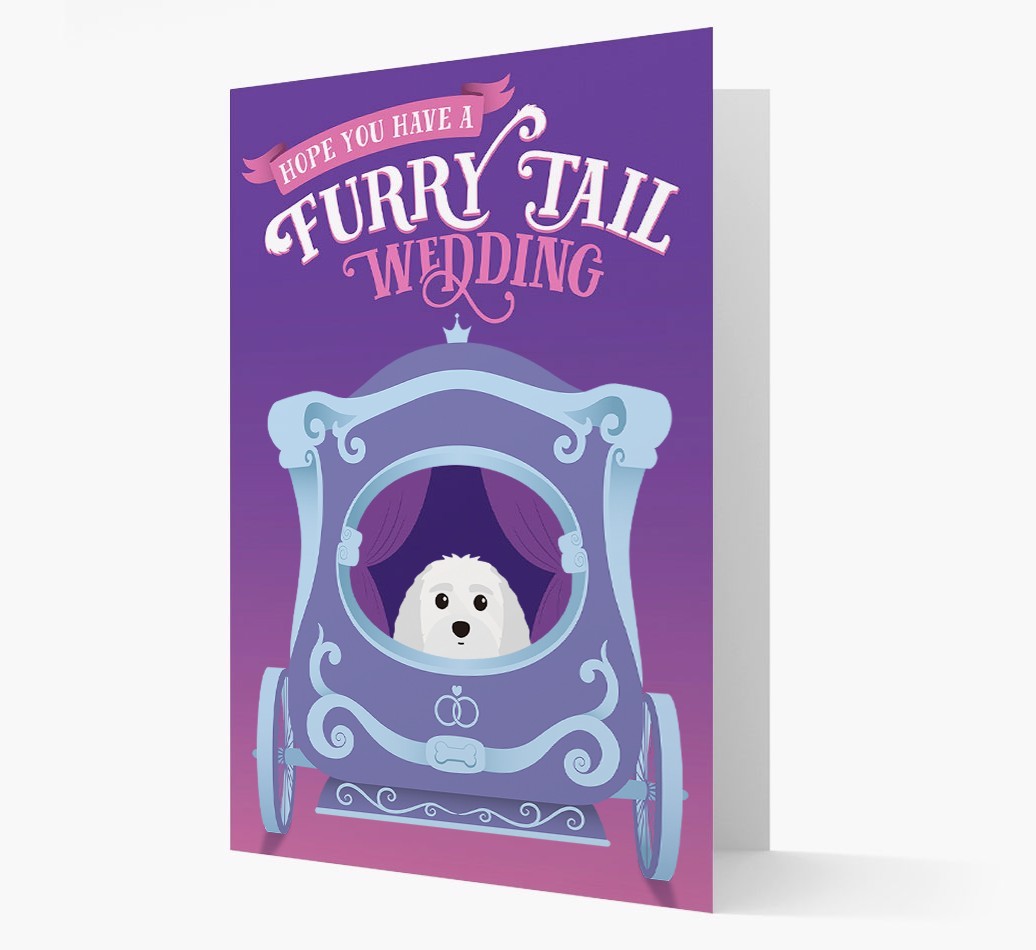 Furry Tail Wedding: Personalised {breedFullName} Card