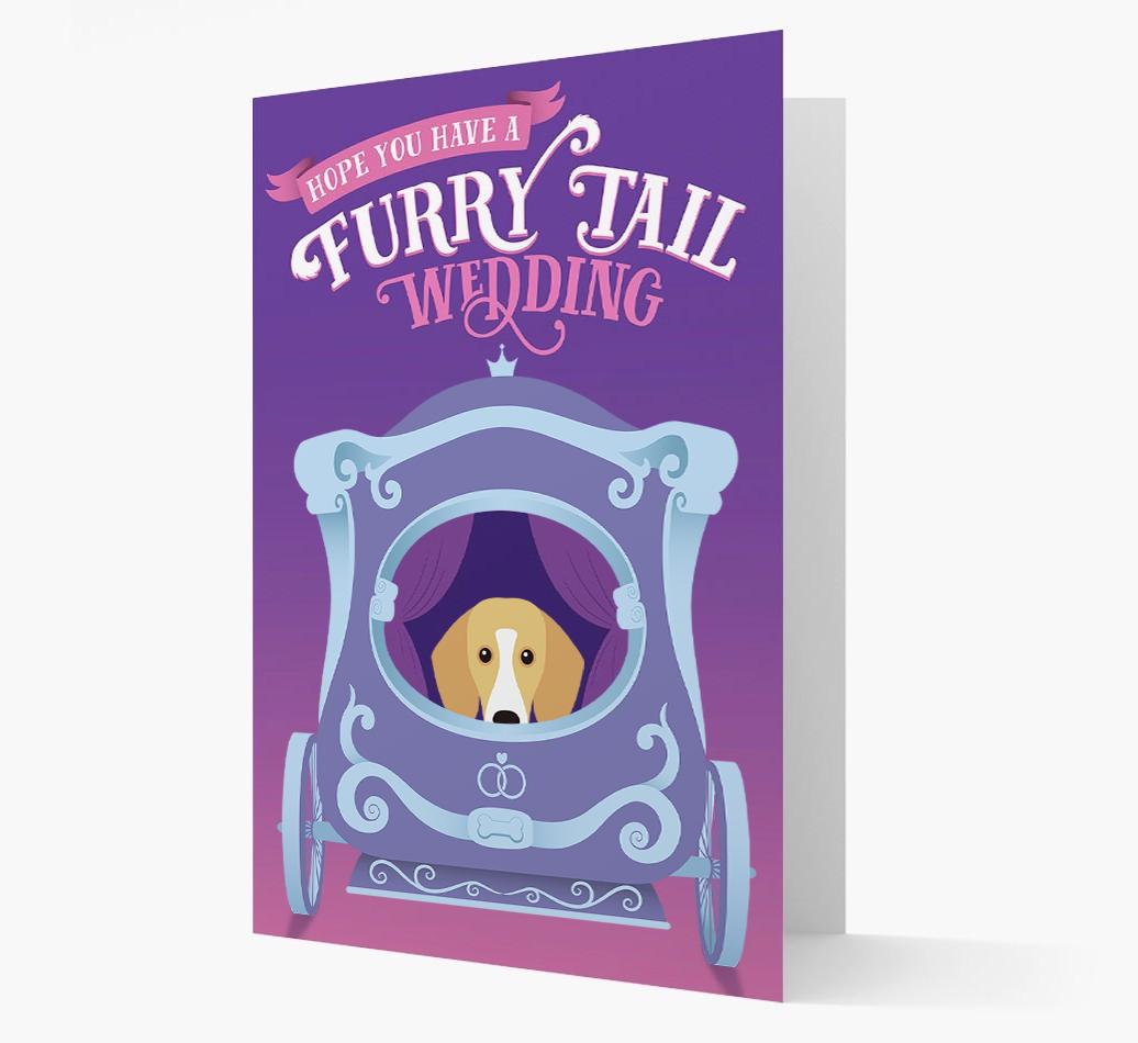 Furry Tail Wedding: Personalized {breedFullName} Card