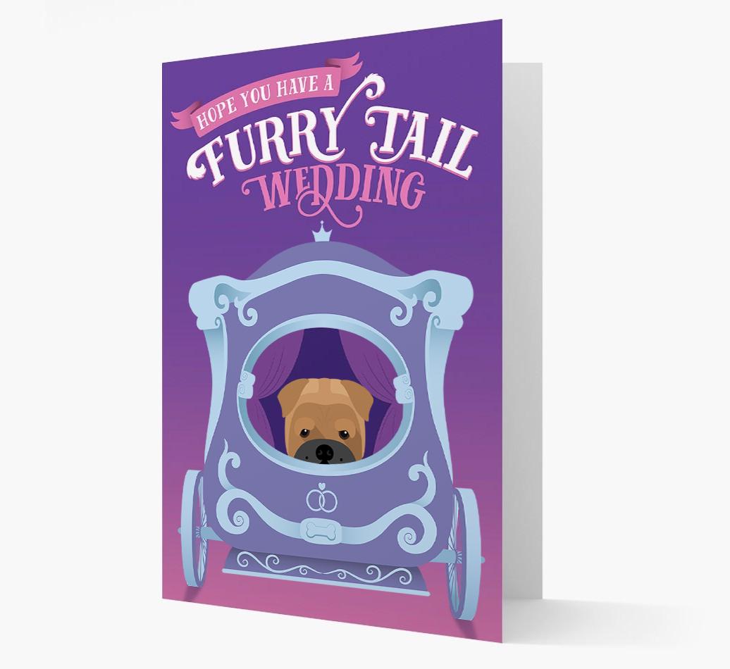 Furry Tail Wedding: Personalized {breedFullName} Card