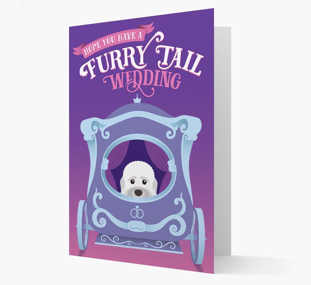 Furry Tail Wedding: Personalized {breedFullName} Card
