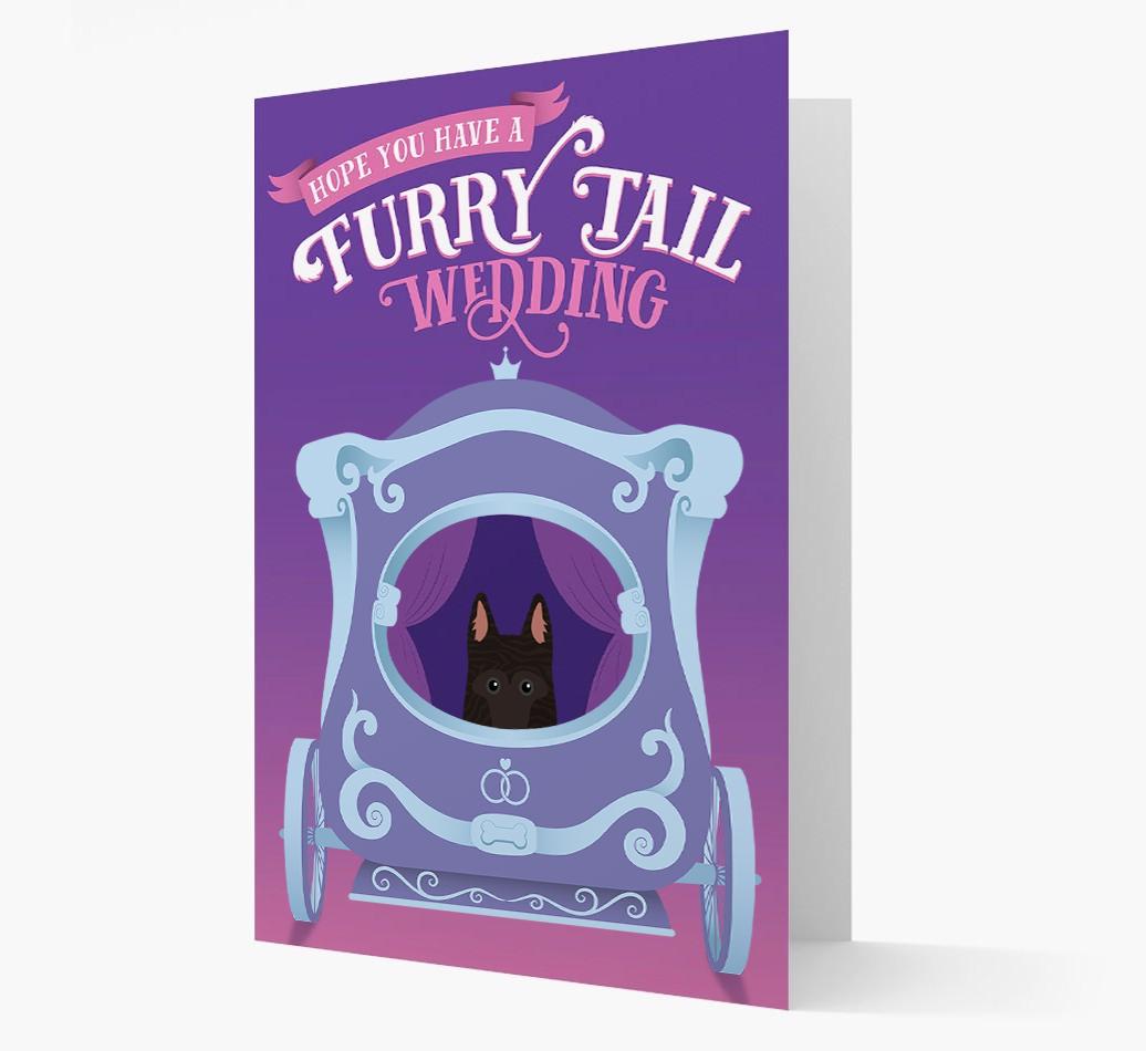 Furry Tail Wedding: Personalized {breedFullName} Card